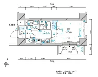 メインステージ板橋本町駅前II【5階】の間取り