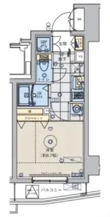 ベルグレードケイエスドゥエ【6階】の間取り