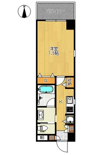 フローラル中葛西VI【4階】の間取り