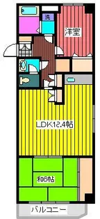 デ・フレール本駒込【1階】の間取り