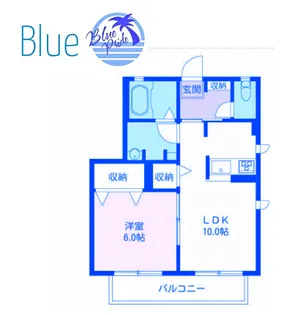 ブランベージュ鎌倉【2階】の間取り