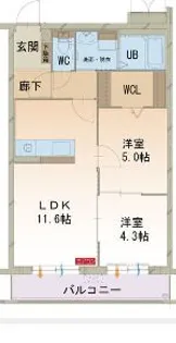 chien amour【1階】の間取り