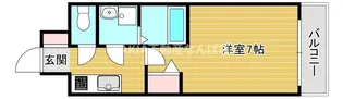 ファステート難波デラックス【6階】の間取り