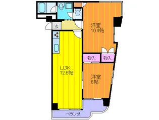 ル・シエル【4階】の間取り
