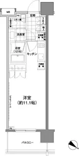 パークハビオ渋谷神山町【8階】の間取り
