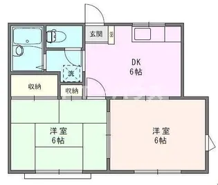 サンライズ船橋【2階】の間取り