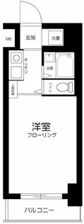 スカイコート下高井戸【4階】の間取り