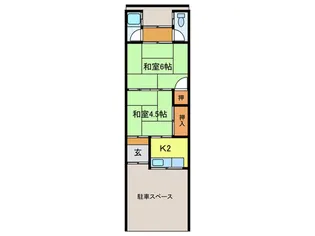 岡本平家1【1階】の間取り