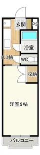 マンションKasuga【2階】の間取り