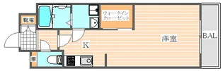 エンクレスト博多駅東【13階】の間取り