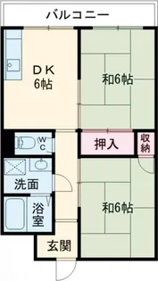 プレアール白水【4階】の間取り