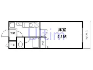 ザブセナ稲荷新道【4階】の間取り