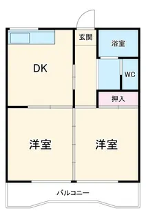 コーポむつみ I【1階】の間取り