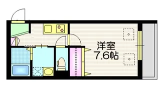 Cielo明原 シエロアケハラ【1階】の間取り