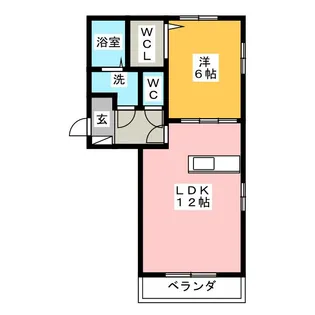 ガーネット【2階】の間取り