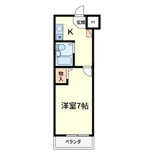 タウンハウス京口【1階】の間取り