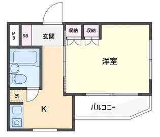 コアクレスト権太坂【1階】の間取り
