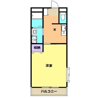 レアールマンション茜【1階】の間取り