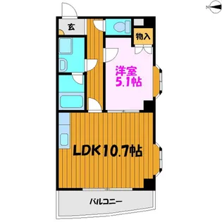 メゾン・ド・ラフィーネ【2階】の間取り