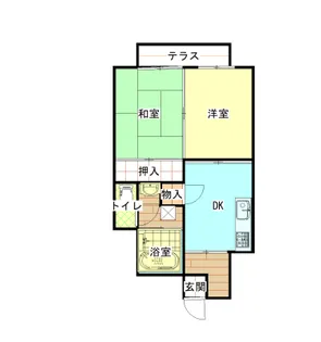 メゾンリアトリス【1階】の間取り