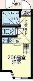 ユナイト戸塚ヴェルサイユの杜【1階】の間取り