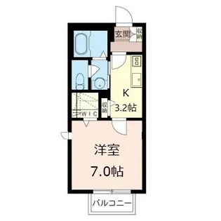 ボヌール ウィズ【1階】の間取り