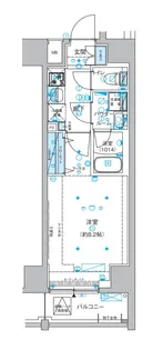 メインステージ両国III【9階】の間取り