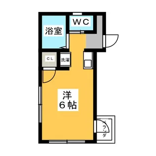 カーサコリーヌ【1階】の間取り