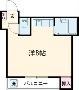 サンシャインシルク嵯峨【2階】の間取り
