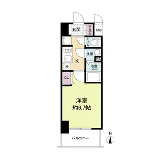 ArtizA淡路【2階】の間取り