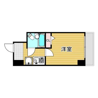 エスリード塚本第弐【4階】の間取り