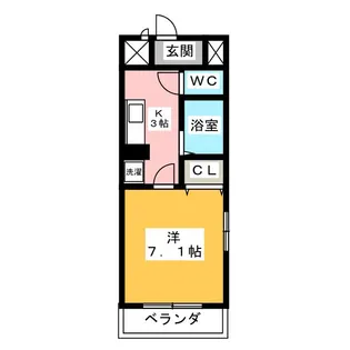 セードル千種【2階】の間取り