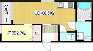 フォレストコート【1階】の間取り