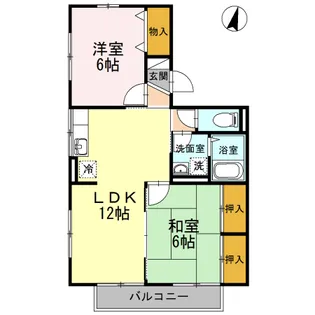 セジュール ラフィーネ【2階】の間取り