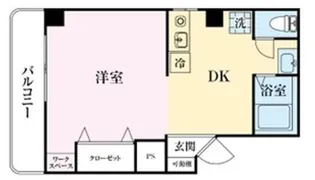 JLBグランエクリュ住吉II【4階】の間取り