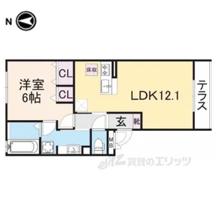 コンフォールミタニ【2階】の間取り