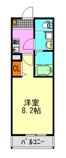 ジーメゾン千葉浜野クオリ【3階】の間取り