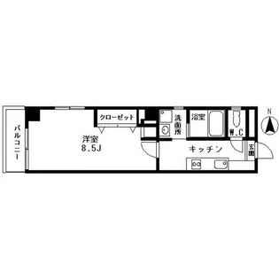 プレジール小平【2階】の間取り
