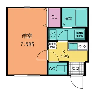 ヴァンベール【1階】の間取り
