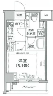 ルフレプレミアム芝公園【3階】の間取り