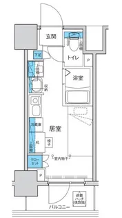 キャンパスヴィレッジ要町【9階】の間取り