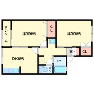 ジュピタル下田【1階】の間取り