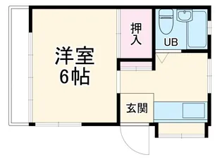 みなもと荘【1階】の間取り