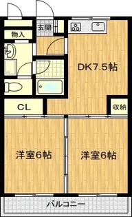 メゾンデューク【4階】の間取り