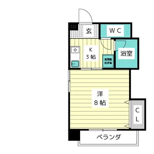 サクセス高針【4階】の間取り