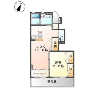 フォーティーンヒルズ I【1階】の間取り