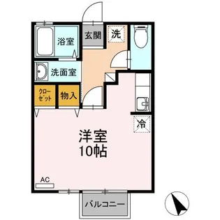 セジュール吹上【2階】の間取り