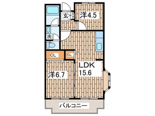 パステル能見台【1階】の間取り