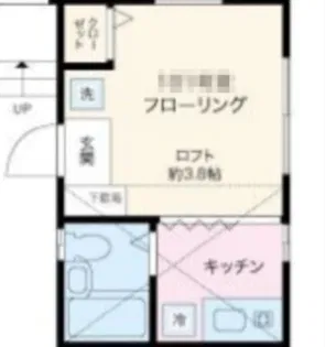 ロッソ池上A【1階】の間取り