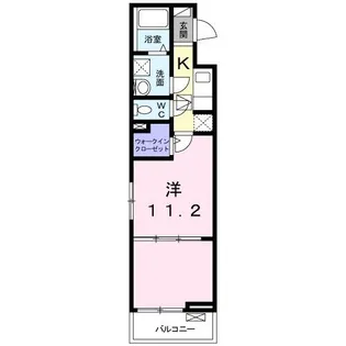 アライブ湘南【1階】の間取り